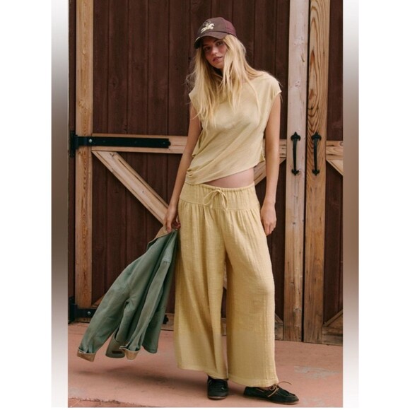 Free People Pants - Free People Summer Drift Set in Reed Sz S NWT